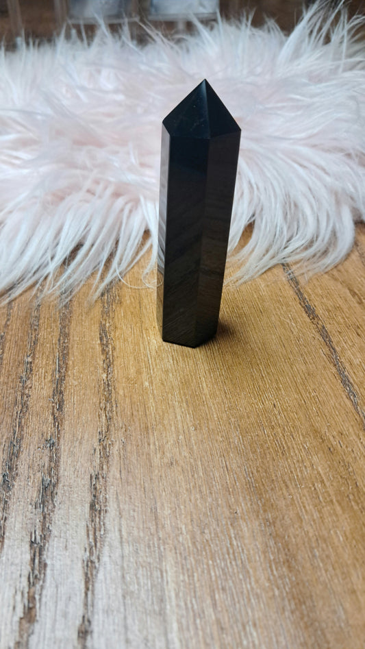 Zwarte Obsidiaan Toren – Bescherming, Aarding & Innerlijke Kracht